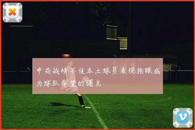 申花战绩不佳本土球员表现抢眼成为球队希望的曙光